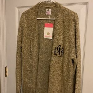 Women’s size S/M initials sweater “LJE” Brand new with tags!